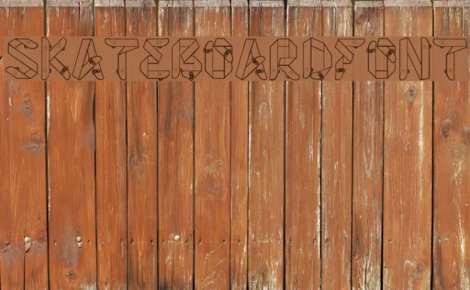 Skateboardfont Example 2