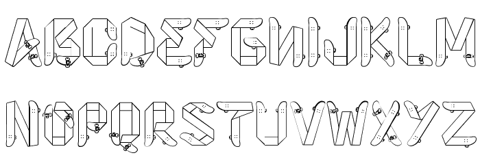 Skateboardfont Font LOWERCASE
