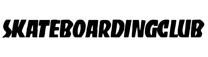 Skateboarding Club  免费字体下载