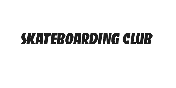 Skateboarding Club Logo