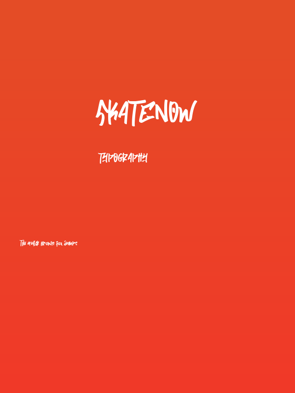 Skatenow Poster