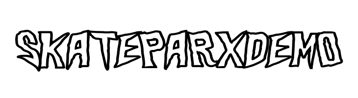 Skateparx Demo  Frei Schriftart Herunterladen