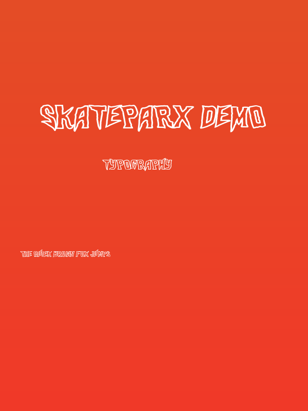 Skateparx Demo Poster