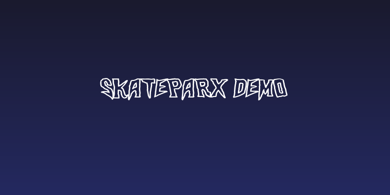 Skateparx Demo Social Header
