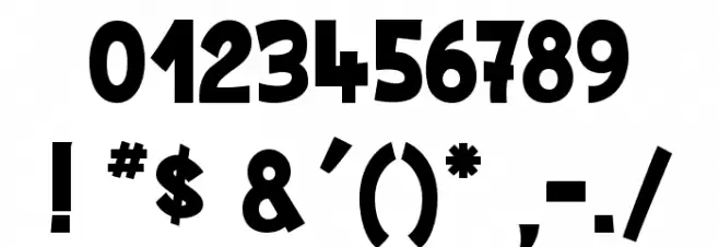 Skater Girls Rock Font OTHER CHARS