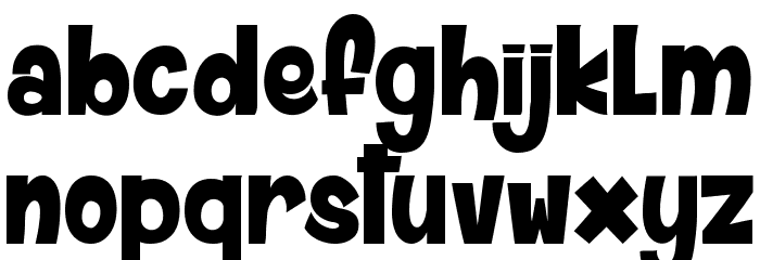Skater Girls Rock Font LOWERCASE