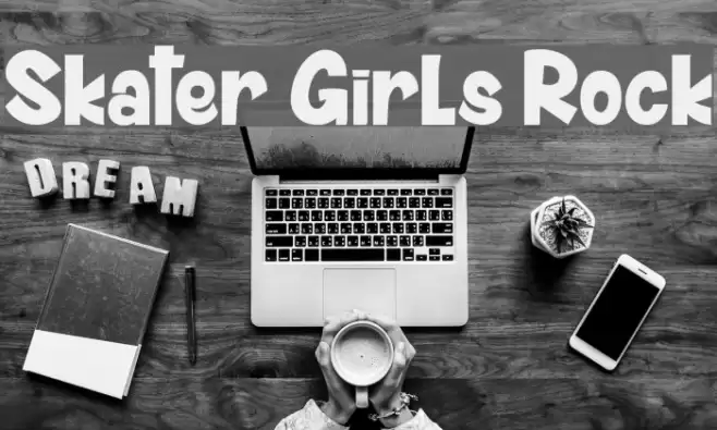 Skater Girls Rock Font examples