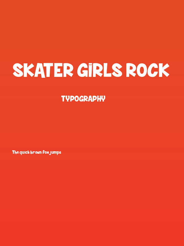 Skater Girls Rock Poster