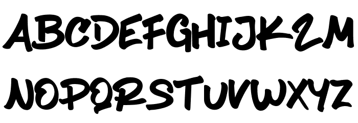 Skater Pack Schriftart Groß