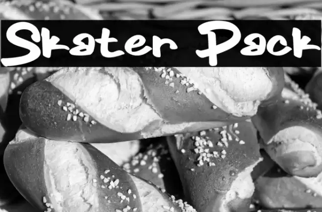 Skater Pack Font examples