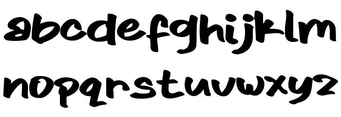 Skater Pack Schriftart Kleinbuchstaben
