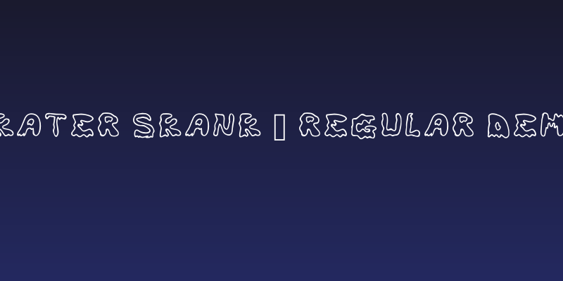 Skater Skank - Regular Demo Social Header