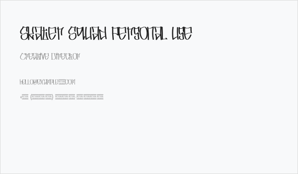 Skater Squad personal use Business Card