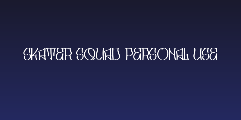 Skater Squad personal use Social Header