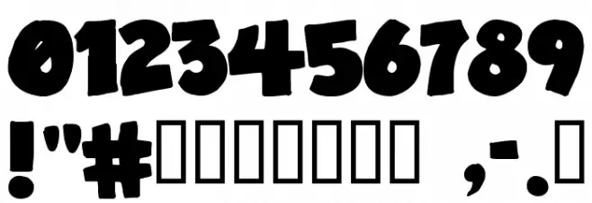 SkaterDudes Font OTHER CHARS