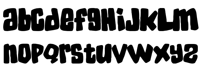 SkaterDudes Font LOWERCASE