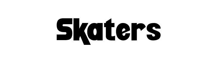 Skaters  Free Fonts Download