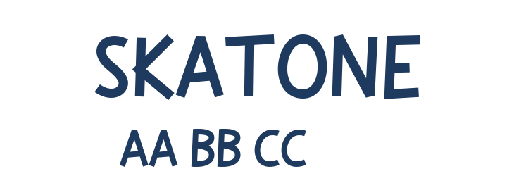 Skatone Font Preview