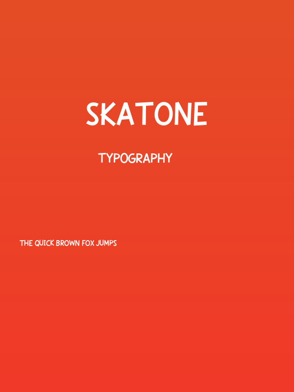 Skatone Poster