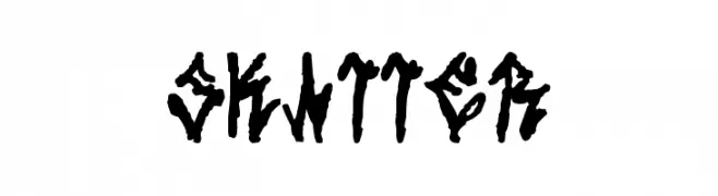 Skatter  Frei Schriftart Herunterladen