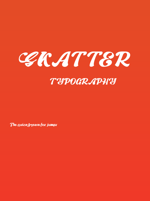 Skatter Poster