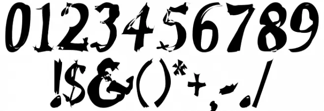 Skechie Medium Font OTHER CHARS