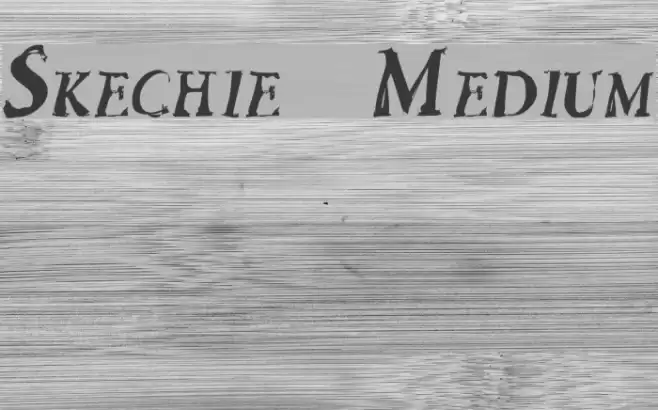 Skechie Medium Font examples