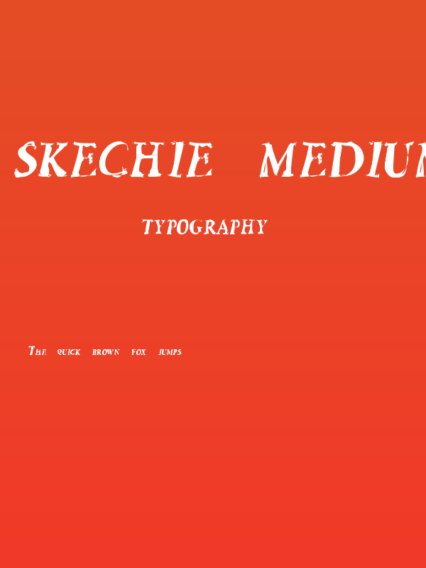Skechie Medium Poster