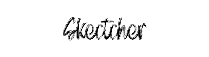 Skectcher  Frei Schriftart Herunterladen