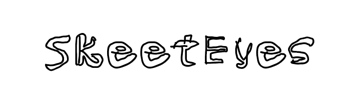 SkeetEyes  नि: शुल्क फ़ॉन्ट्स डाउनलोड