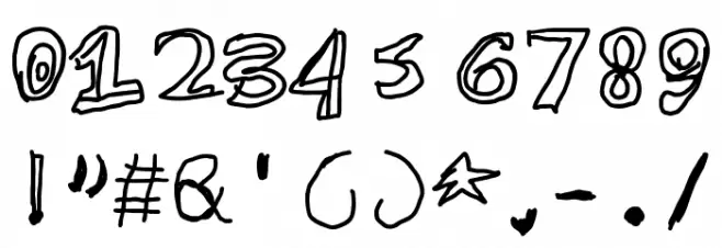 SkeetEyes Font OTHER CHARS