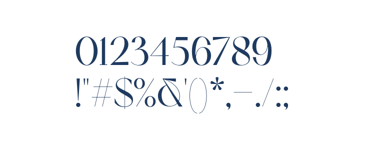 Skeina Regular Other Characters