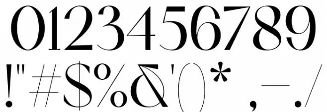Skeina Regular Font OTHER CHARS