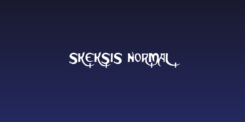 Skeksis Normal Social Header