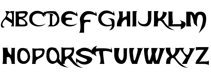 Skeksis Font LOWERCASE