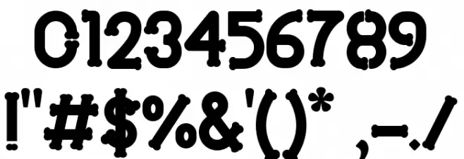 Skelboune 字体 其它煤焦