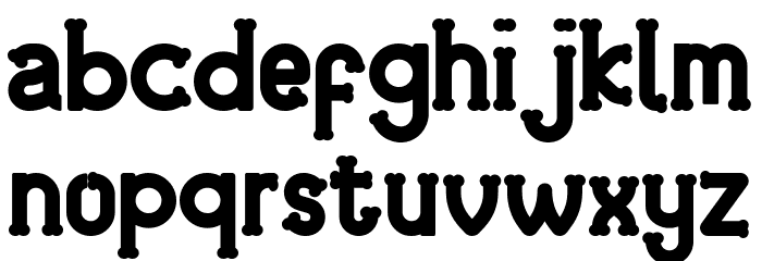 Skelboune Fonte MINÚSCULAS