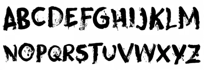 Skeletal Wish DEMO Regular Polices MAJUSCULES