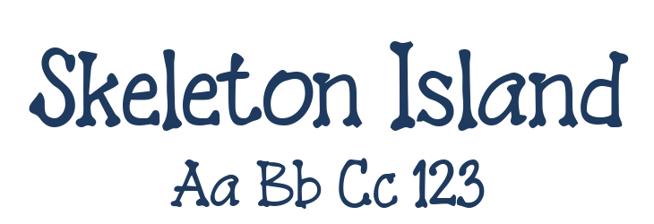 Skeleton Island Font Preview
