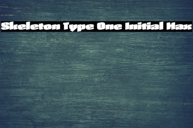 Skeleton Type One Initial Max Example 2