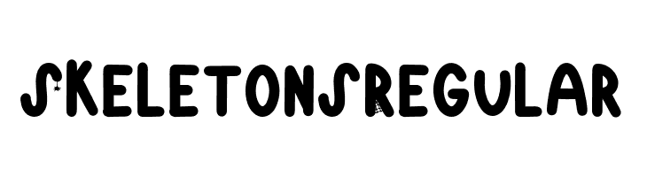 Skeletons Regular  Free Fonts Download