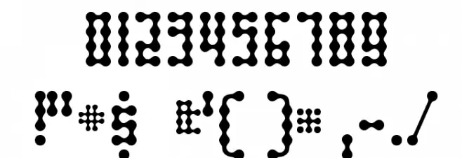 Skeletor Stance Font OTHER CHARS