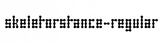 SkeletorStance-Regular  Frei Schriftart Herunterladen