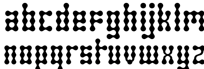 SkeletorStance-Regular Font LOWERCASE