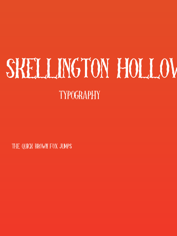 Skellington Hollow Poster