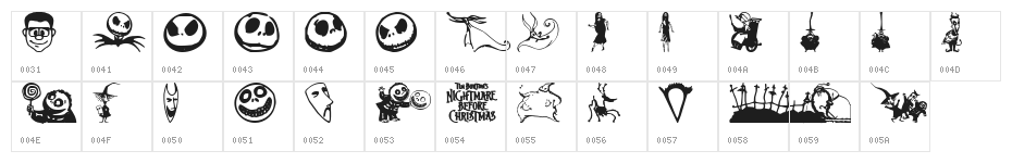 Skellingtonbats Character Map
