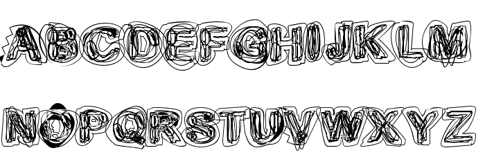 Sketch 1 Font LOWERCASE