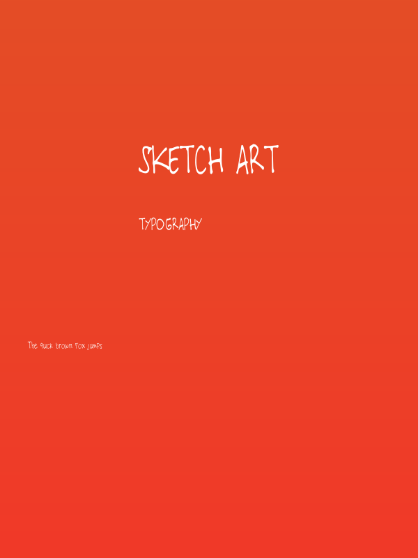 Sketch Art Poster