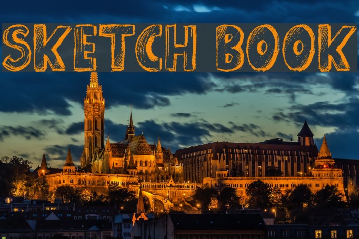 Sketch Book Font examples