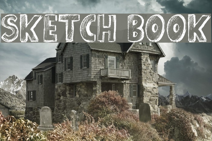 Sketch Book Font examples